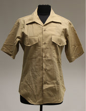 Load image into Gallery viewer, US DSCP Men&#39;s Tan Khaki Short Sleeve Shirt - Size: 16 - 8405-01-515-8976 - Used