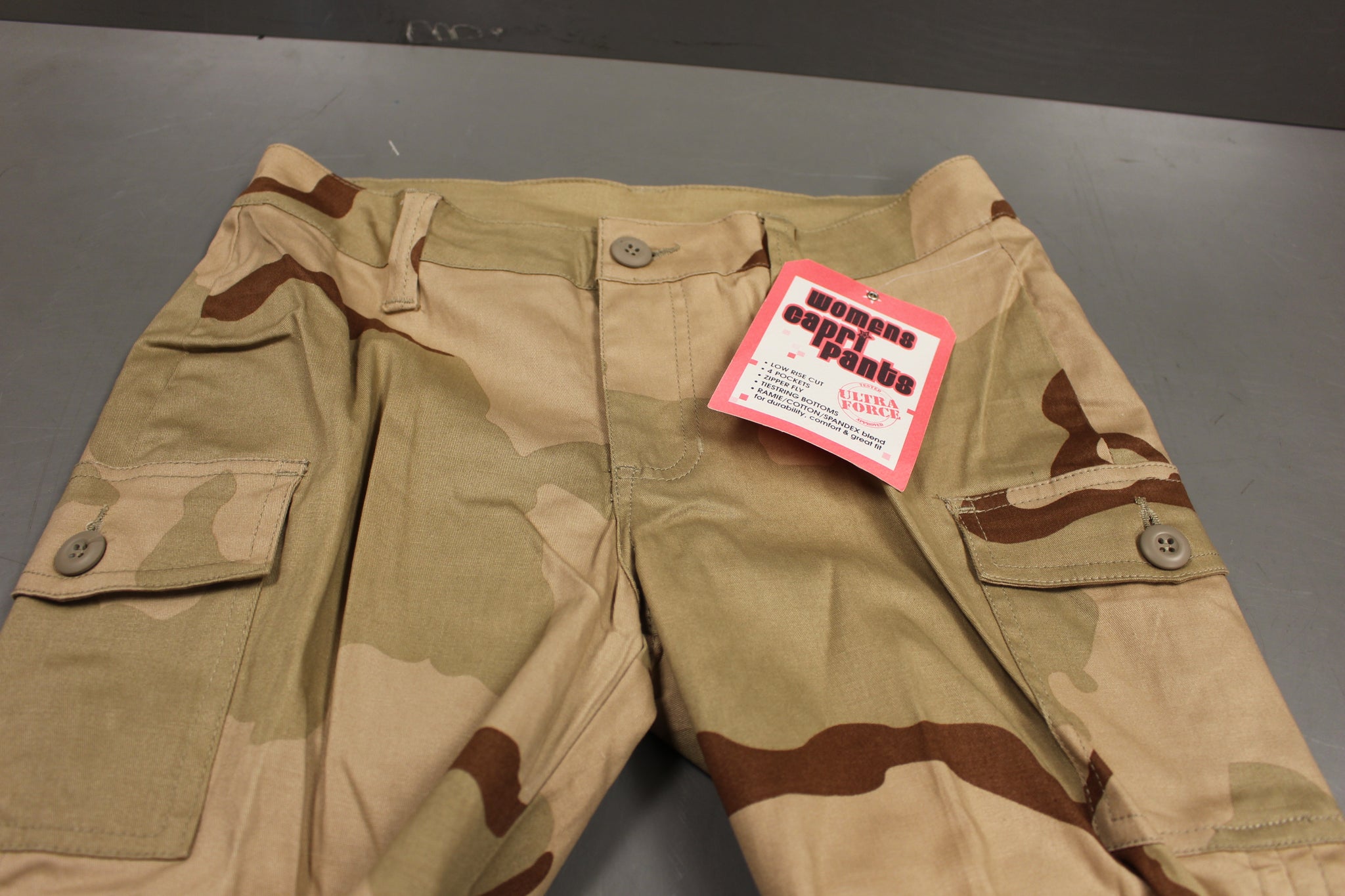 Rothco Military Style Desert Tan Women's Capri Pants, Size: 13/14