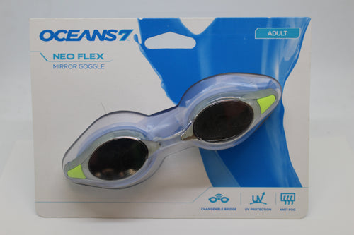 Ocean 7 Neo Flex Mirror Goggle (Yellow) ONG0617, Adult