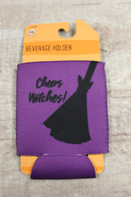 Load image into Gallery viewer, Halloween Cheers Witches Beverage Soft Holder -New