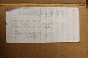 Shipping And Storage Container Skirt, Yellow, 8145-01-191-0683, P53376, New