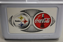 Load image into Gallery viewer, Rubbermaid Steelers/Coca-Cola Cooler - Model 1943/44/45/51 - Used