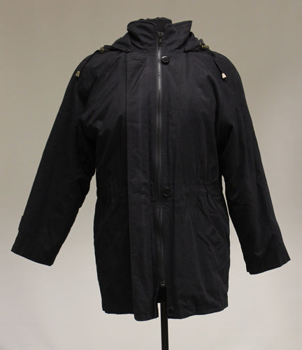 London Fog Ladies Black Winter Coat, Size: Small P