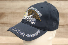 Load image into Gallery viewer, USAF Air Force &quot;We Own the Skies&quot; Baseball Cap - Adjustable - Used