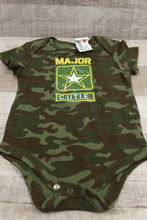 Load image into Gallery viewer, Major Cutie Body Suit 6-9 Month  -Camo -Used