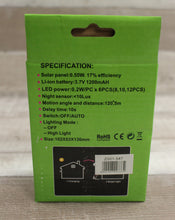 Load image into Gallery viewer, Outdoor 20 LED Solar Wall Lights Power Motion Sensor - New