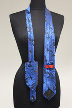 Load image into Gallery viewer, Q Brand Italy Made Tie, Blue