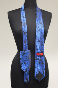 Q Brand Italy Made Tie, Blue