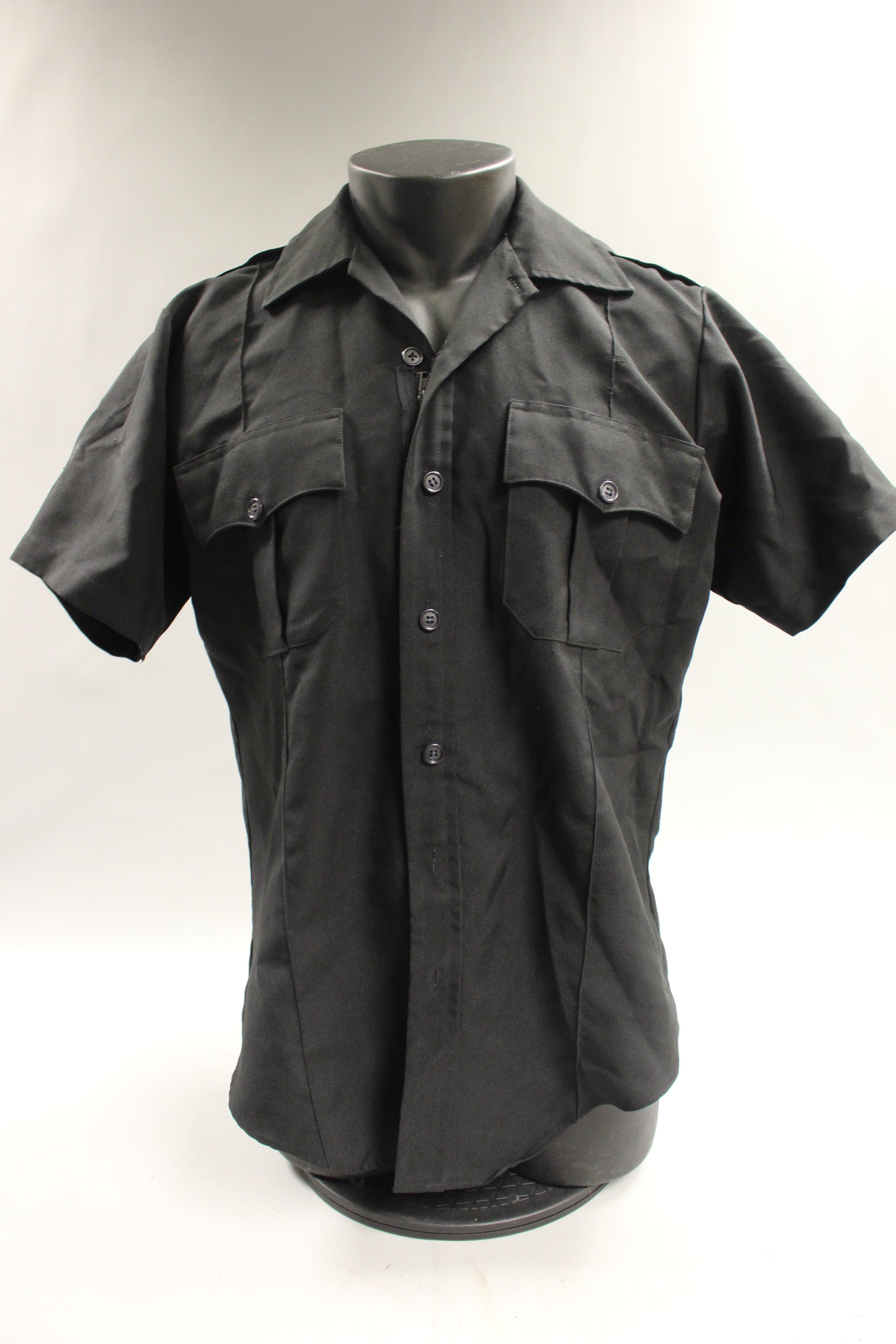 Southeastern Shirt Corp Code 9 Short Sleeve Men's Shirt - Black - Size: 16  SS - Used