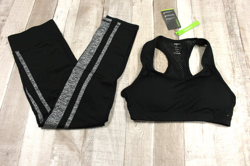 Belleziva Leggings & Bra Workout Set - Yoga, Exercise, Fitness - Size: Small - New