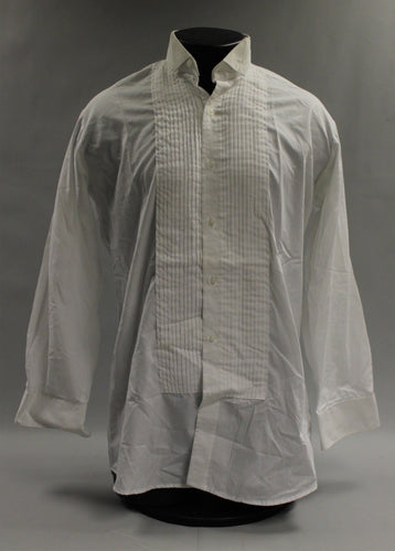 DoniBarassi Easy Fit Long Sleeve Button Up Dress Shirt - White - Medium 32/33 - Used