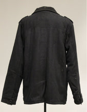 Load image into Gallery viewer, BKE 67 Black Lined Button Up Coat. Medium