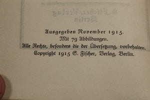 Das Große Jahr - 1914-1915 - S. Fischer / Verlag Berlin - German - Hardback-Used