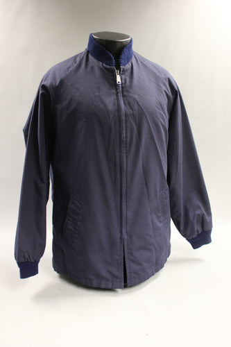 Sears Work Leisure Windbreaker Jacket Size L Tall -Blue -Used