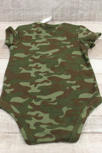 Major Cutie Body Suit 6-9 Month  -Camo -Used