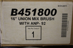 Pullman 16" Union Mix Brush with ANP-92 - B451800 - New