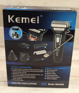 Kemei Multifunction 3 in one Rechargeable Shaver Hair Clipper Nose Trimmer - New