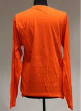 Load image into Gallery viewer, Port &amp; Company Bright Orange Long Sleeve T-Shirt, Size: Medium