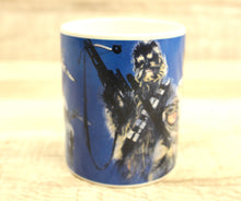 Load image into Gallery viewer, Blue Galerie Star Wars Coffee/Tea Cup/Mug - With Chewbacca, Finn, C-3PO, R2-D2, BB-8 - New