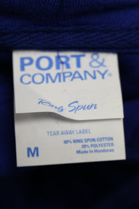 Port & Company Navy Blue Hoodie - Size: Medium - New