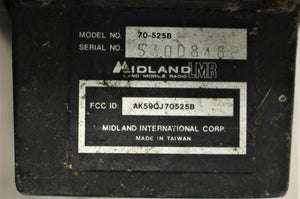 Midland Land Land Mobile Radio with Mic (70-525B) - Used