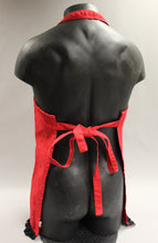 Load image into Gallery viewer, &quot;Dinner&#39;s Ready When the Fire Alarm Goes Off&quot; Apron - Red - Used