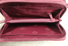 Load image into Gallery viewer, Vera Bradley Wristlet - Burgundy - Used