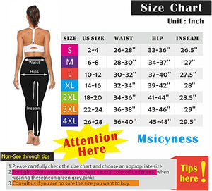 Msicyness Tiktok Women's High Waist Yoga Butt Leggings - Black - XL (U –  Military Steals and Surplus