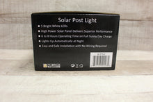 Load image into Gallery viewer, Solar Post Light For Outdoor Poles Pool Party Walkway -Bronze -New