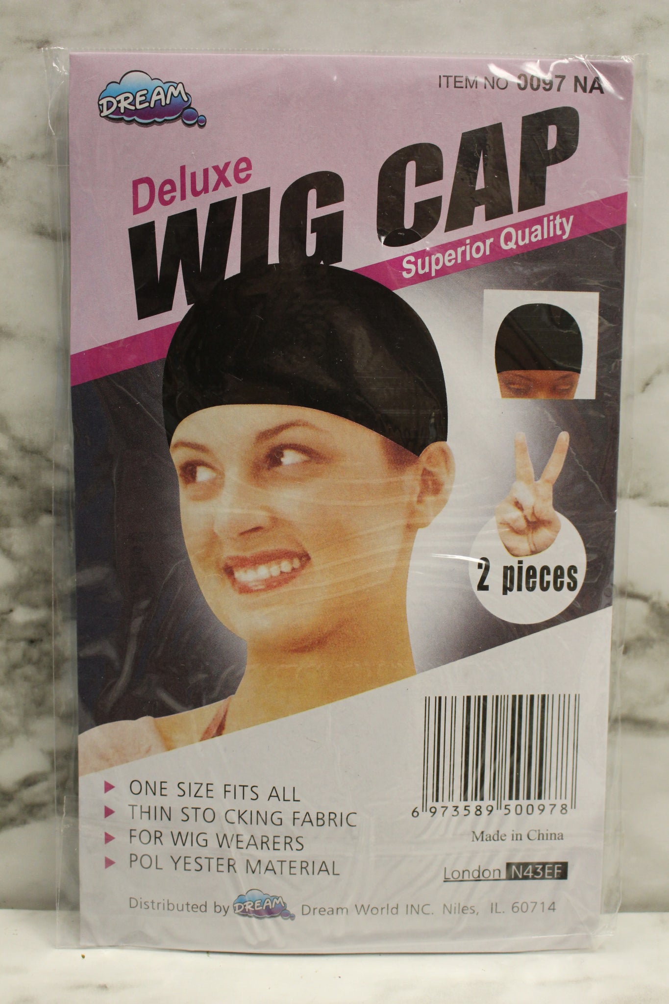 Dream 2-Piece Deluxe Wig Cap Set -Black -New – Military Steals and