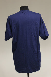 Port & Company Short Sleeve T-Shirt, Size: Large, Blue