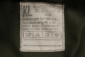 1984 Dutch Army Field Jacket - Chest: 88x92cm - 8405-17-006-6624 - Used