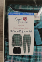 Load image into Gallery viewer, Secret Treasures His 3-Piece Pajama Set - 2XL -Green -New