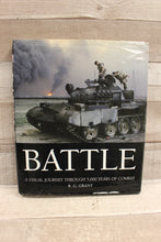 Load image into Gallery viewer, Battle A Visual Journey Through 5,000 Years Of Combat Book By R.G. Grant -Used