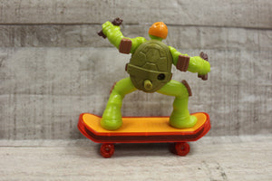 Vintage Teenage Mutant Ninja Turtles Skateboard 4" Figurine -Used