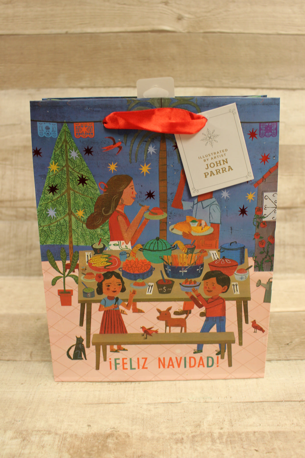 Wondershop By Target Feliz Navidad Gift Bag -New