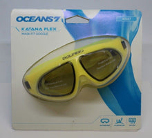 Load image into Gallery viewer, Oceans7 Katana Flex Mask Fit Goggles, Adult, Yellow, ONG0680, New