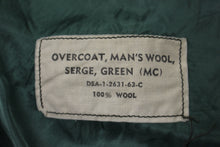 Load image into Gallery viewer, USMC Marine Corp Man&#39;s Wool Serge Overcoat - Size: 36R - Used