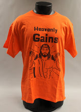 Load image into Gallery viewer, Hanes ComfortSoft Heavyweight Heavenly Gains Jesus T Shirt Size Large -New