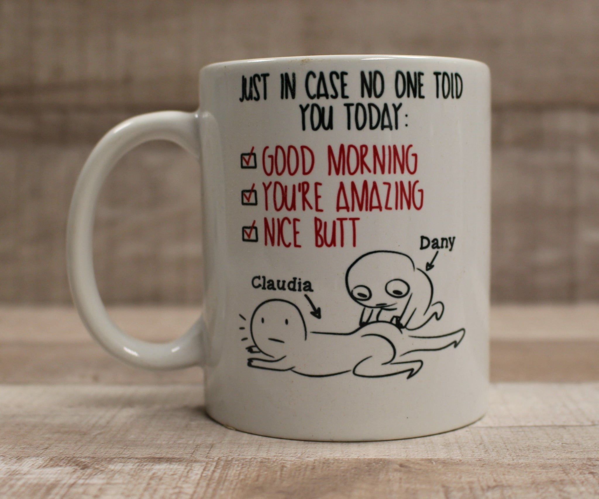 Good Morning You're Amazing Nice Butt Coffee Cup Mug - Funny - New