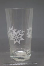 Load image into Gallery viewer, December Home White Snowflake Glass - Used