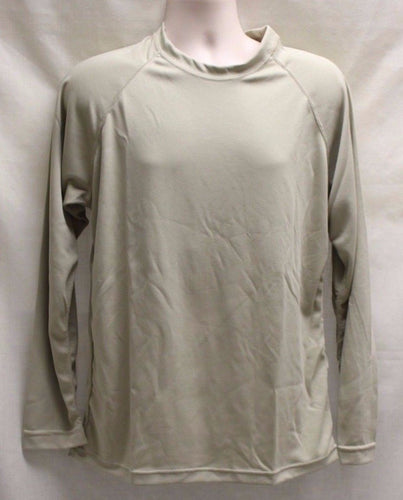 Mens UNITED Long Sleeve Athletic Base Layer Shirt - XLarge - Sand - Used