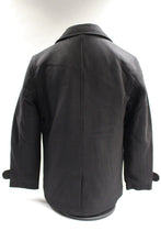 Load image into Gallery viewer, Amazon Essentials Men&#39;s Wool Blend Heavyweight Peacoat, Black, Medium, New