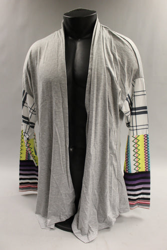 Meaneor Women's Long Sleeve Cardigan Med XL XXL -Grey -New