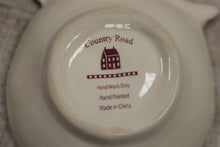 Load image into Gallery viewer, Country Road Snow Man Display Dish Set Of 2 -Used