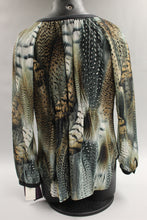 Load image into Gallery viewer, Hale Bob Women&#39;s Animal Print Long Sleeve Blouse - Size: Medium - New