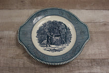 Load image into Gallery viewer, Vintage Water Well Serving Dish -Blue -Used