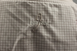 Jantzen Men's Golfing Style Sweater Vest Size XL -White/Tan Checkering -Used