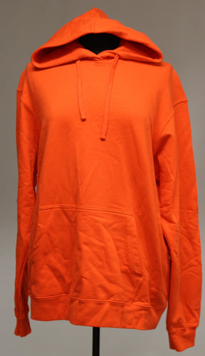 Port & Company Bright Orange Hoodie, Size: Medium