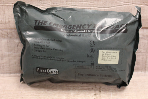 First Care The Emergency Bandage Abdominal Bandage 6510-01-532-6656 -New